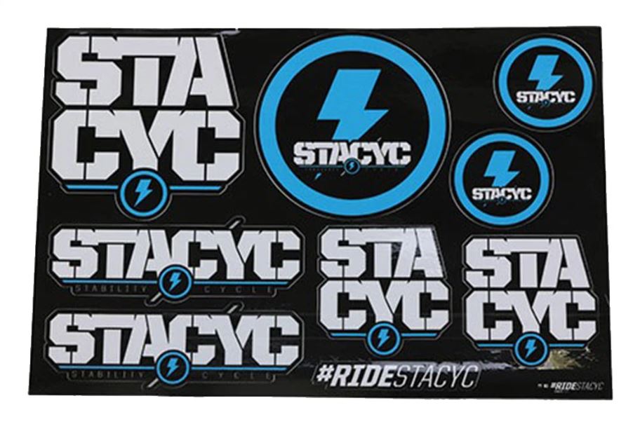 Feuille d'autocollants Stacyc