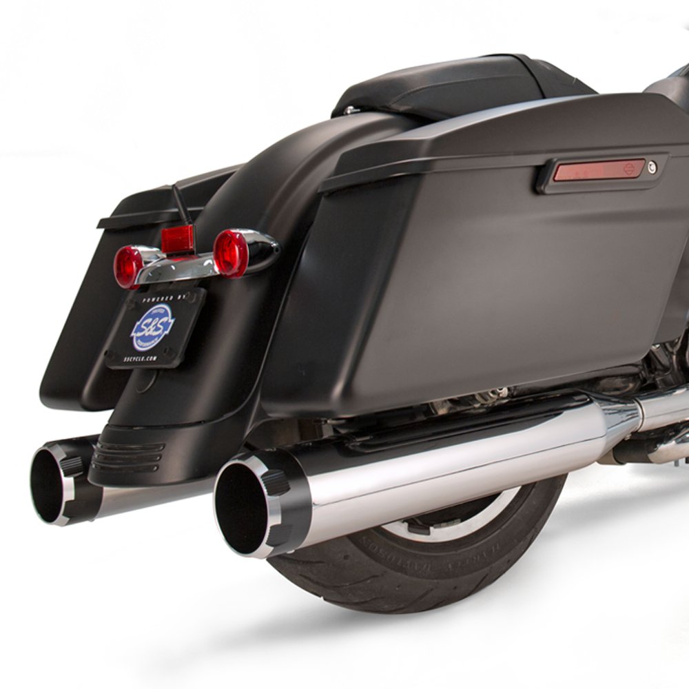 S&amp;S Cycle 4.5" MK45 Slip-On Mufflers For Harley-Davidson