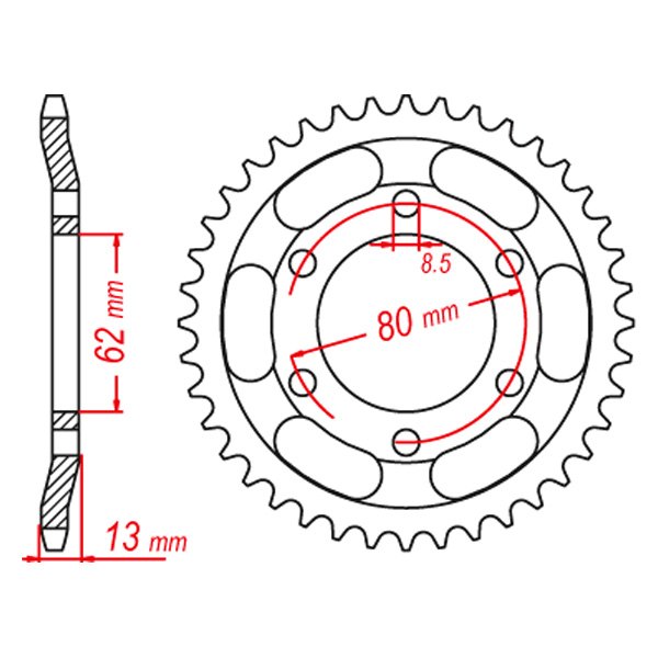 Pignon arrière JT Sprockets
