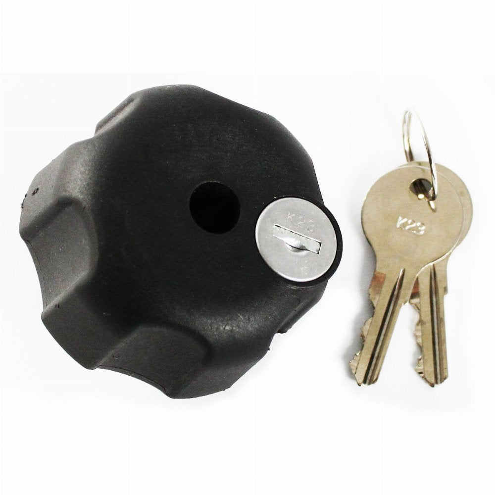 Bouton de verrouillage à clé RAM Mounts avec insert en laiton pour bras de douille de taille B
