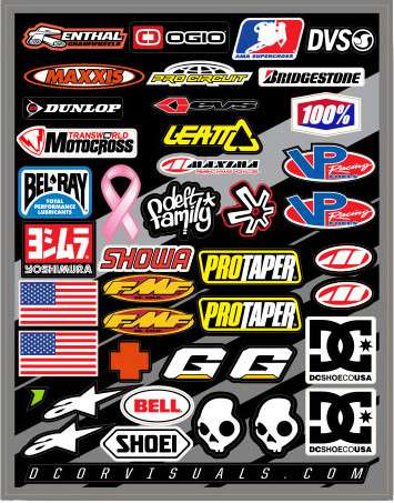 D&#39;COR Visuals Logo Decal Sheet