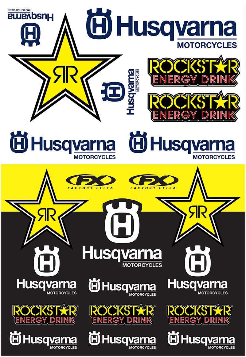 Kit graphique Factory Effex Husqvarna/Rockstar