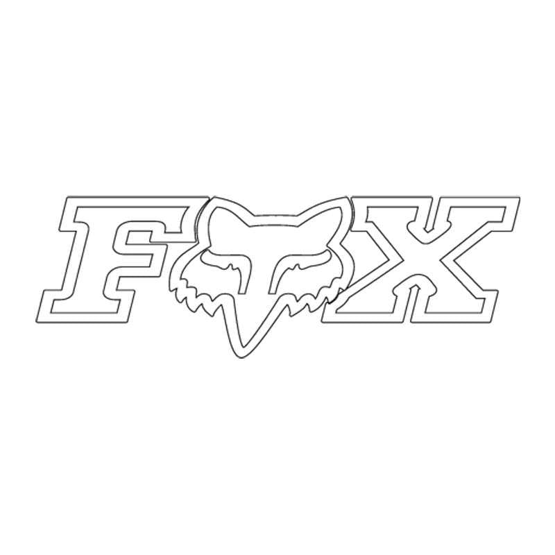 Fox Racing F-Head-X Decal