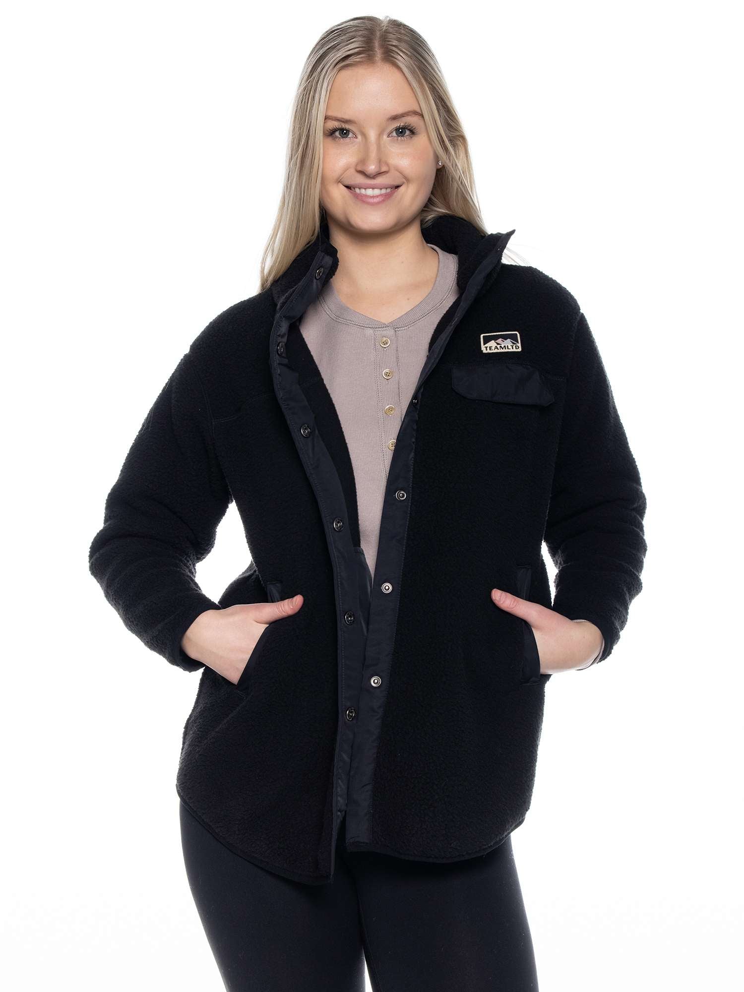 TEAMLTD Women&#39;s Teddy Snap Jacket