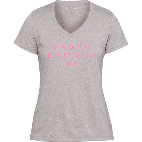 Under Armour Women&#39;s Tech V-Neck Graphic Tee