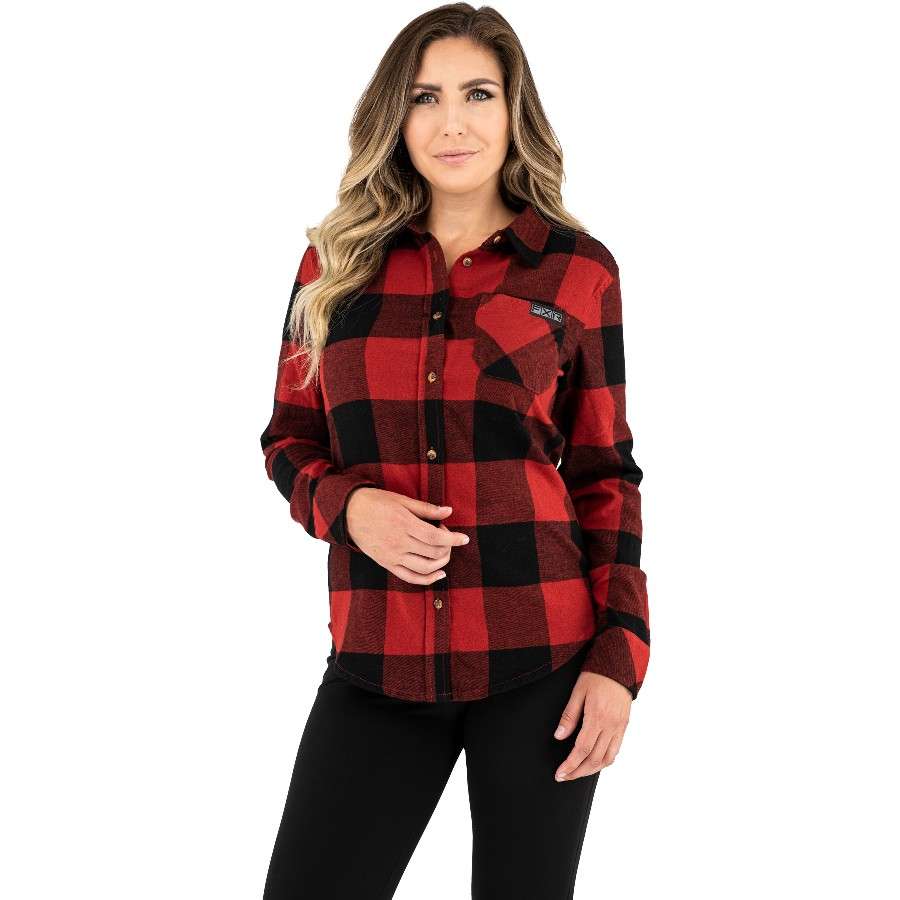 Chemise boutonnée en flanelle Timber pour femme FXR