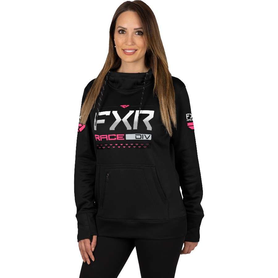 Sweat à capuche technique FXR Race Division pour femme