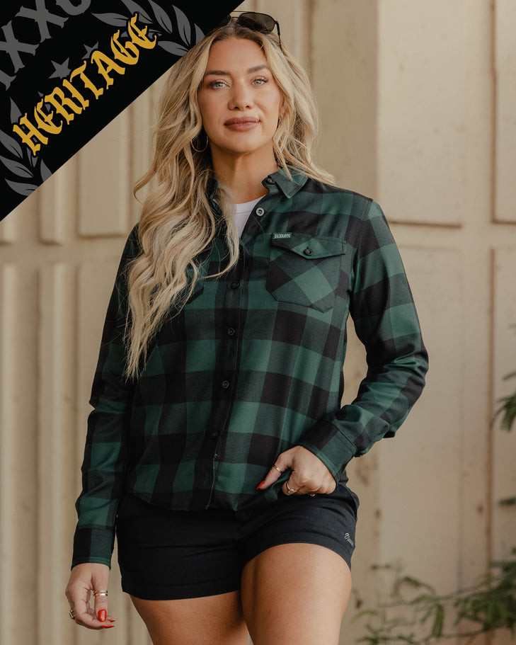 Dixxon Women's Evergreen Heritage Flannel