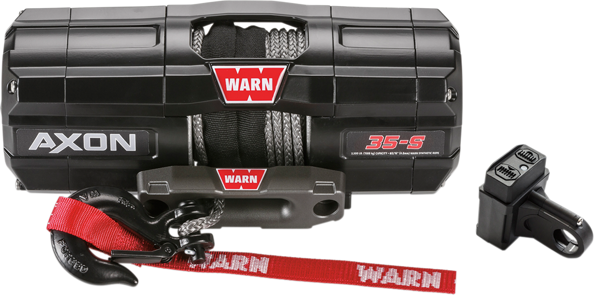 Warn Axon 35-S Winch with Synthetic Rope