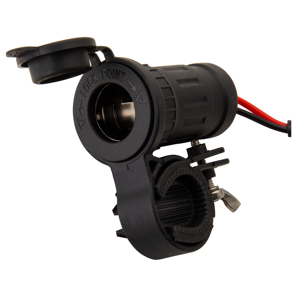 Tusk 12V Power Socket Handlebar Thin Mount