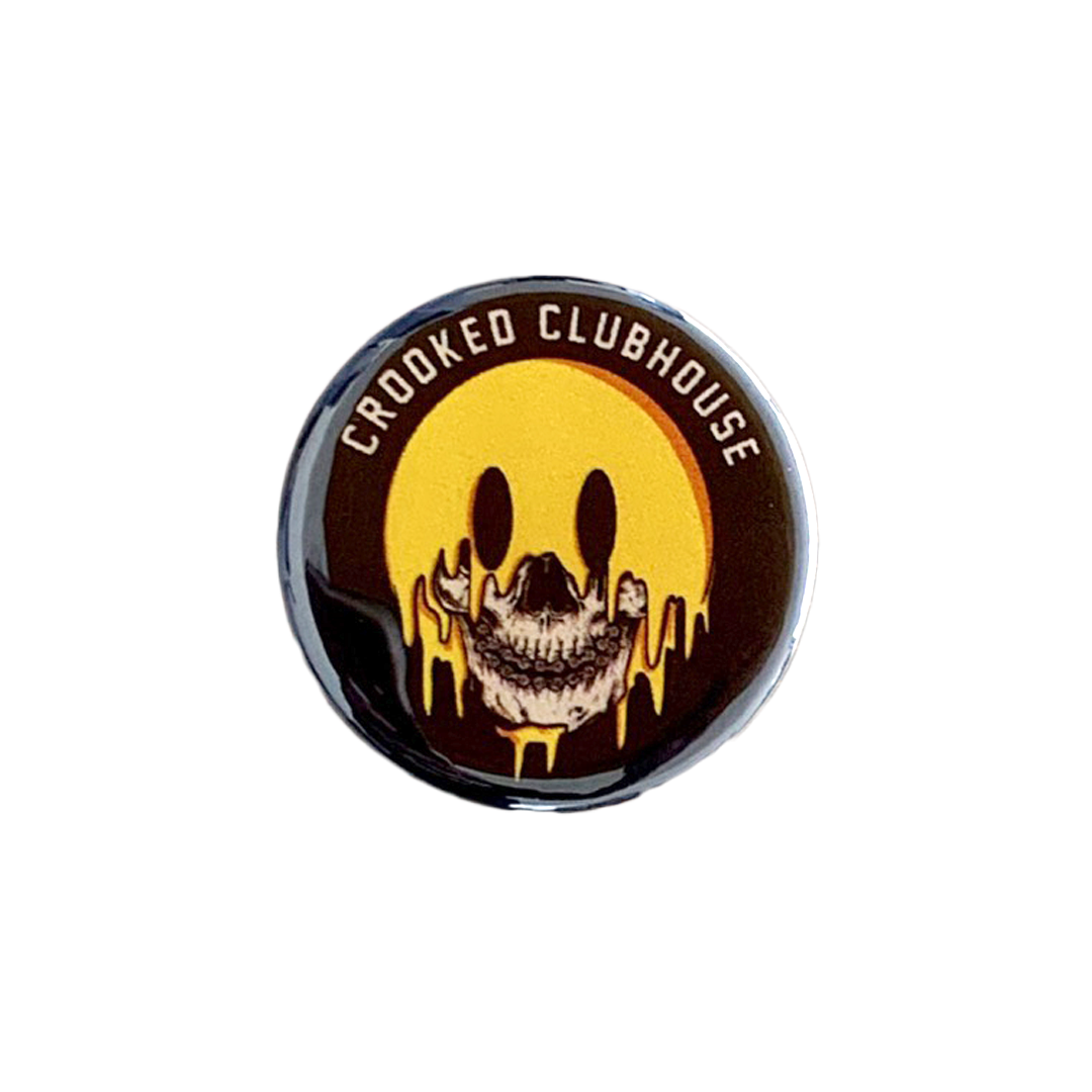 Bouton « Bonne balade » du Crooked Clubhouse