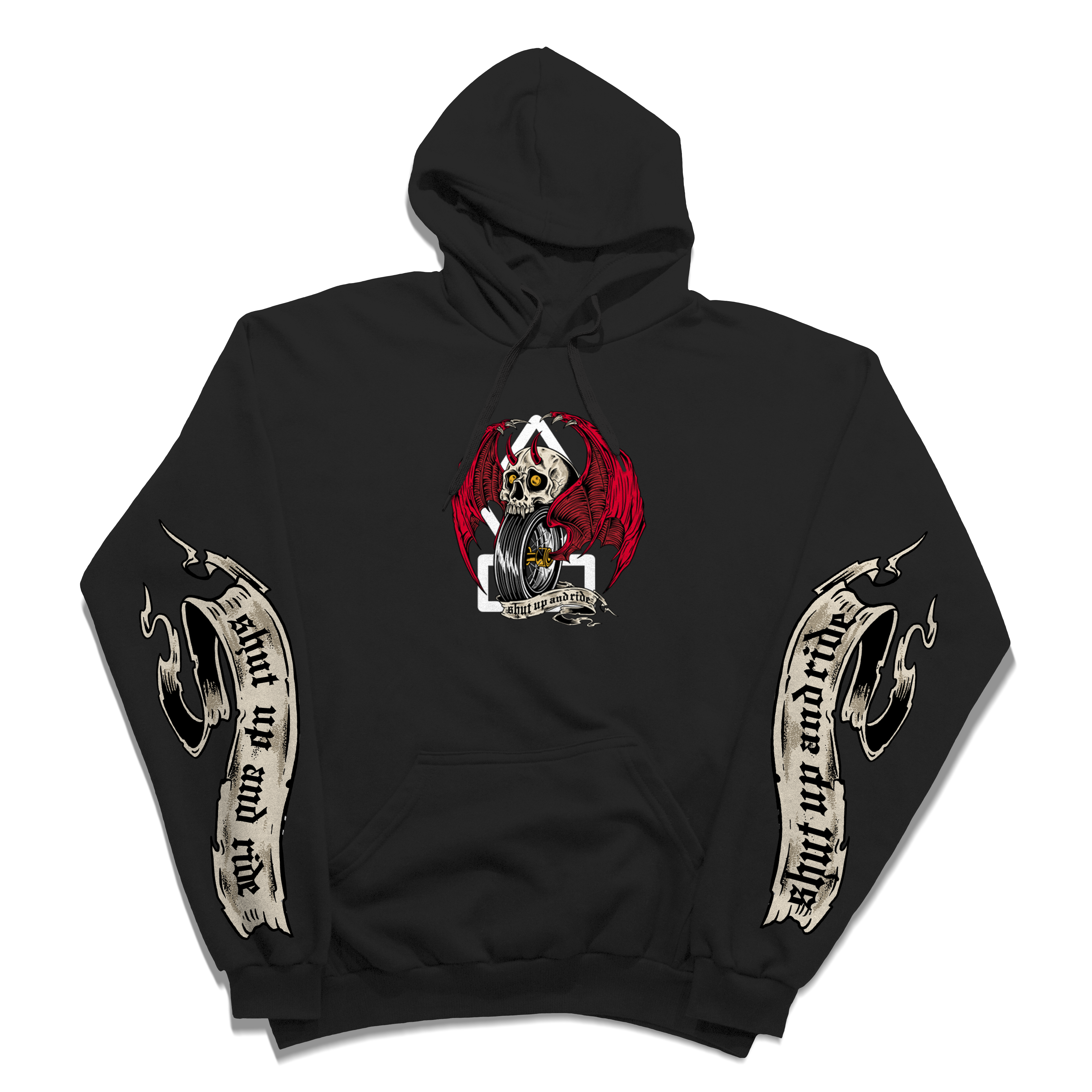 Crooked Clubhouse Shut Up and Ride 3 Hoodie