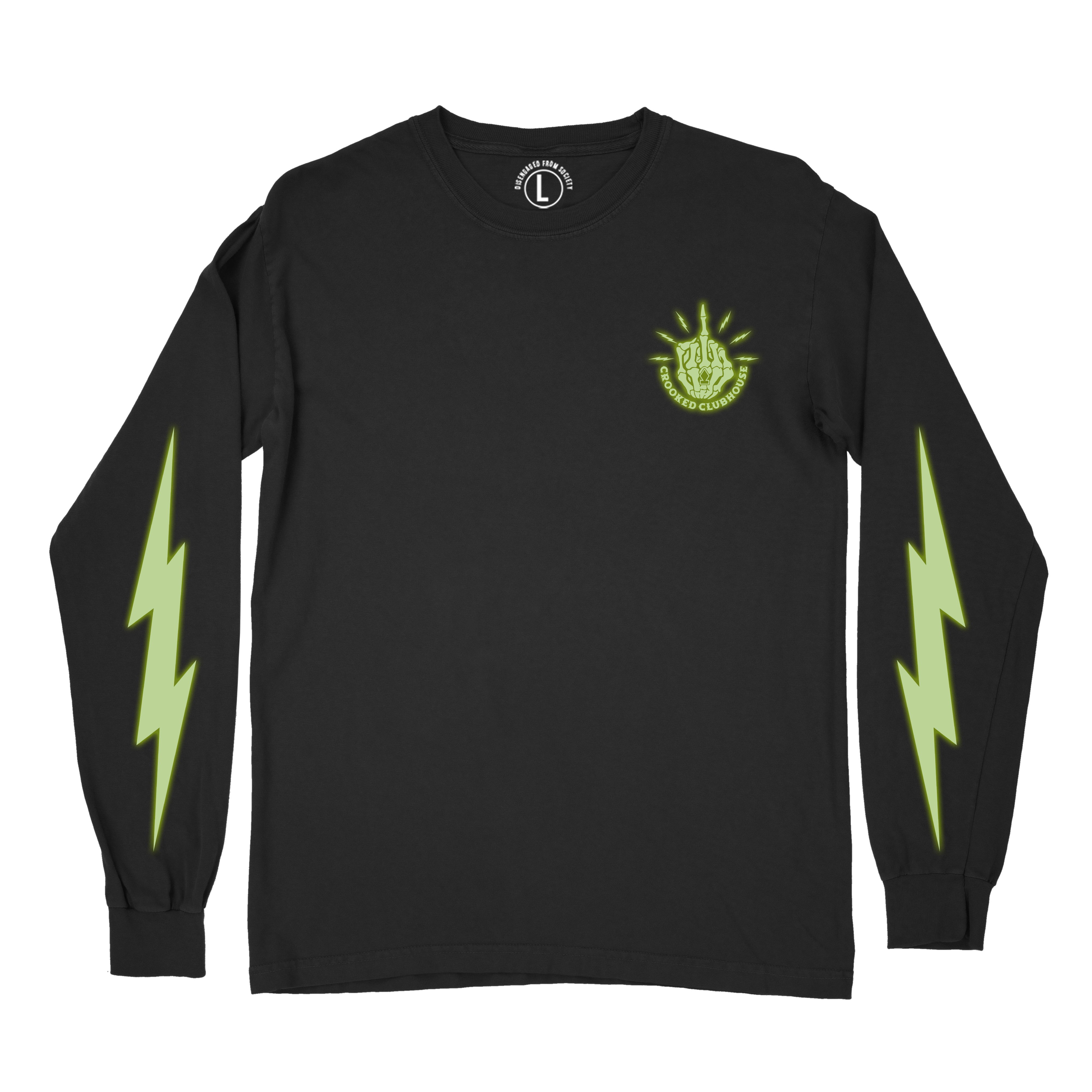 T-shirt à manches longues Crooked Clubhouse FU
