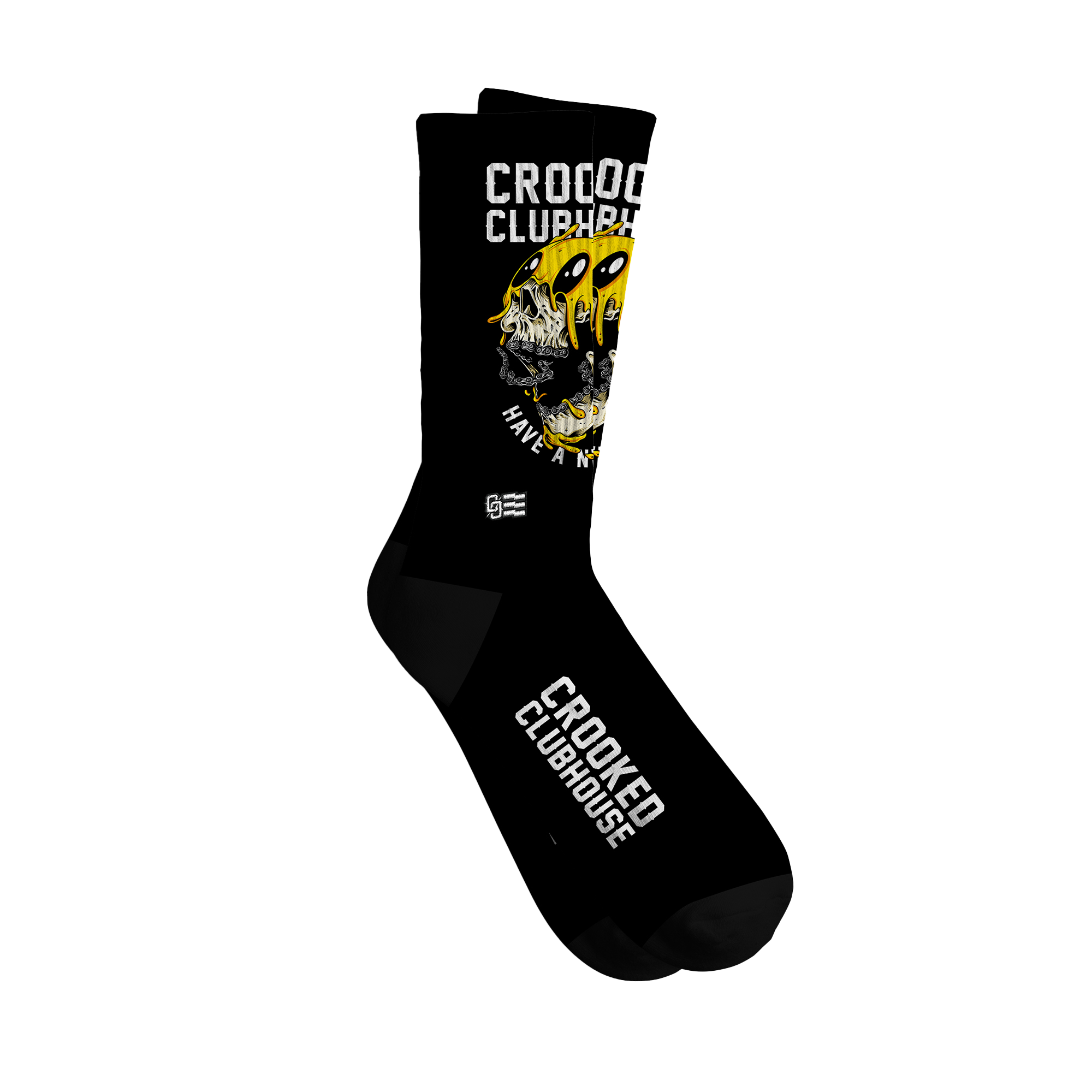 Crooked Clubhouse Have a Nice Ride 5 Socks