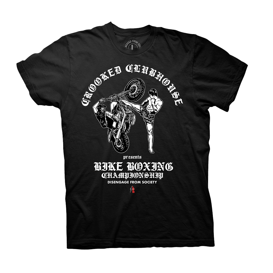T-shirt boxer cycliste Crooked Clubhouse