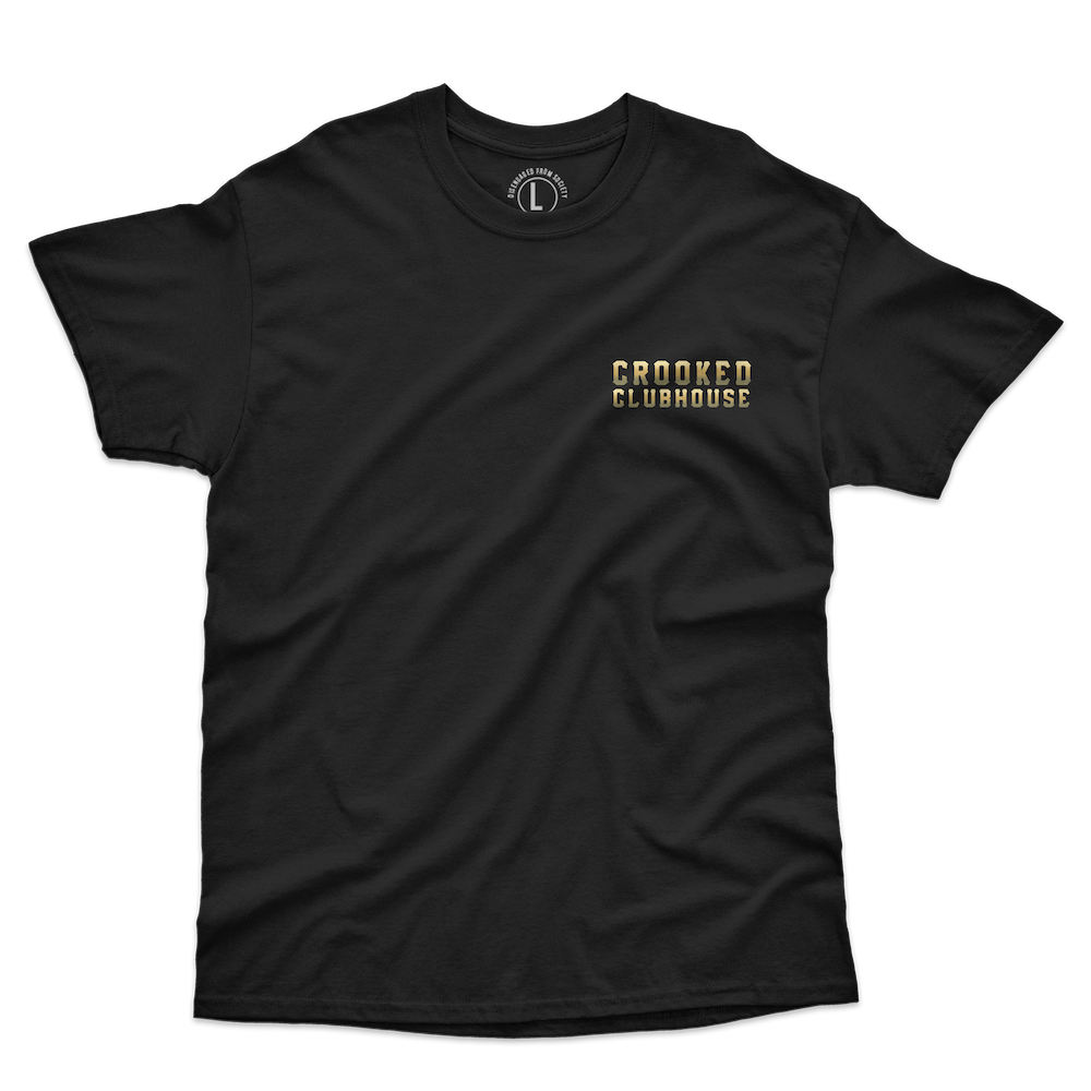 Crooked Clubhouse Brass Tee