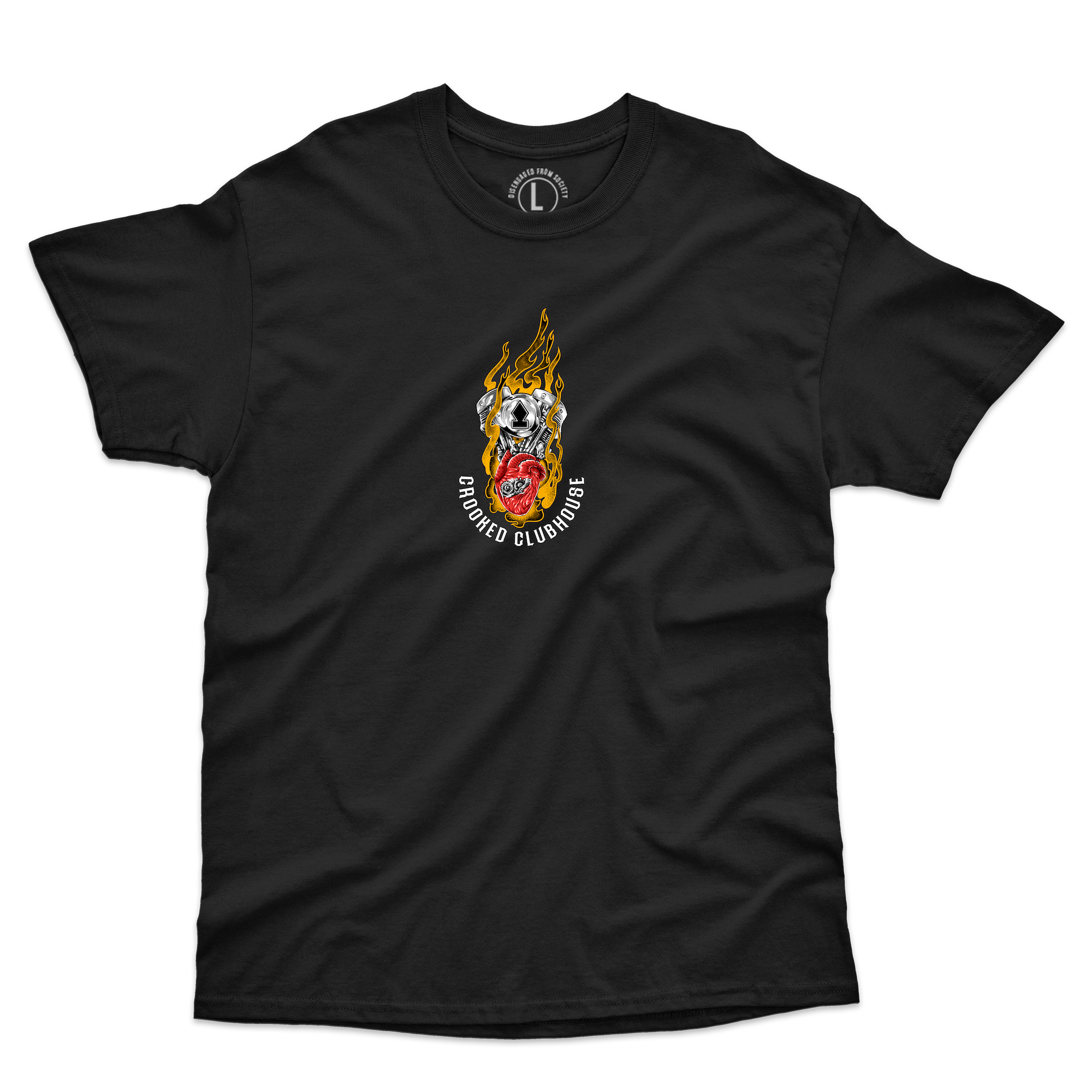 T-shirt Crooked Heart Clubhouse