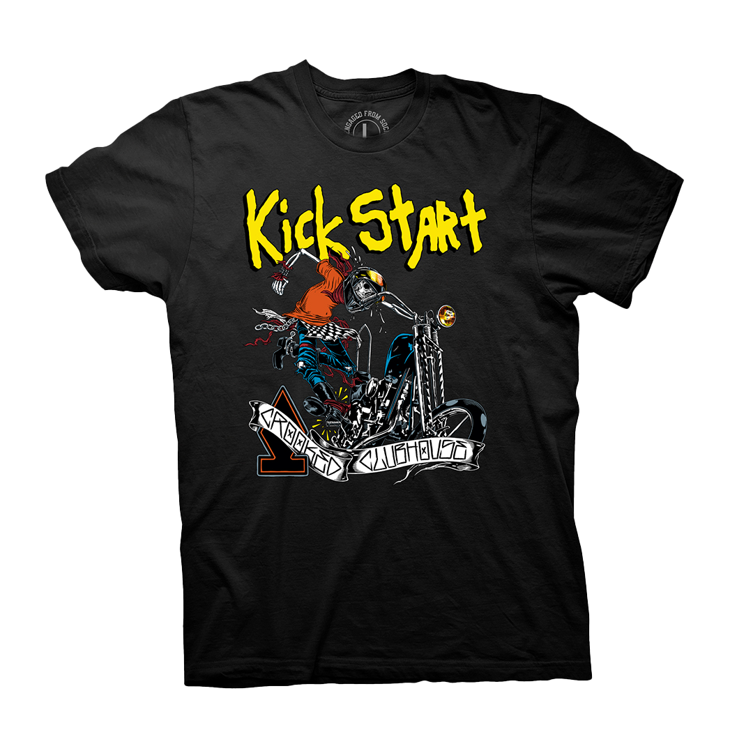 T-shirt Kick Start Crooked Clubhouse