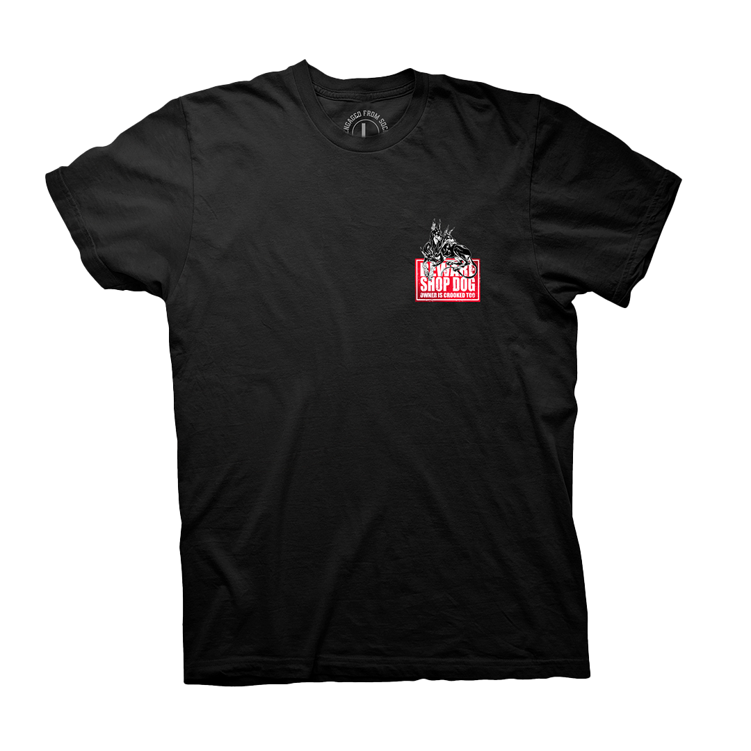 Crooked Clubhouse Shop Dog Tee