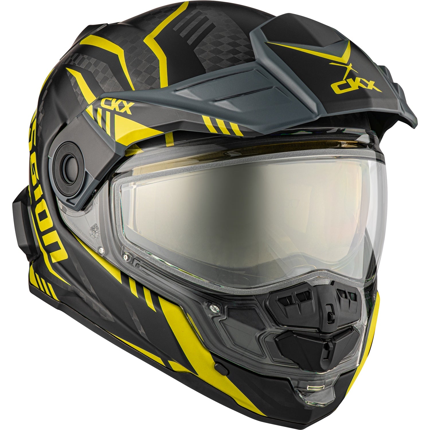 Casque intégral à double écran CKX Mission Carbon Code
