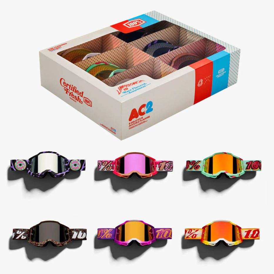 Lunettes de protection 100 % Accuri 2 Donut (lot de 6)