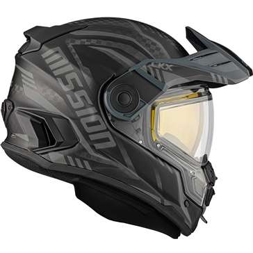 Casque intégral à double écran CKX Mission Carbon Code