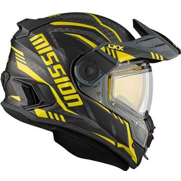 Casque intégral à double écran CKX Mission Carbon Code