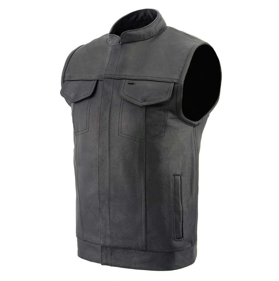 Milwaukee Open Neck Snap/Zip Front Club Style Vest (Closeout)