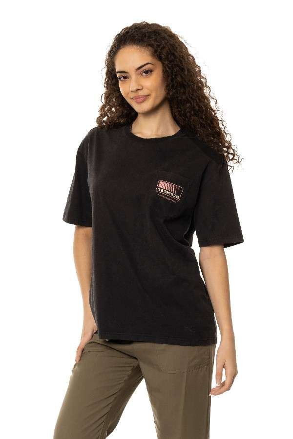 T-shirt à poche vieilli pour femme TEAMLTD (liquidation)