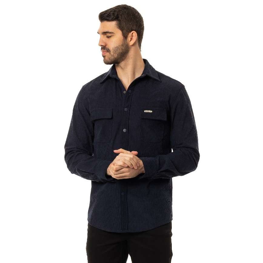 TEAMLTD Waffle Cord Button Up (Liquidation)