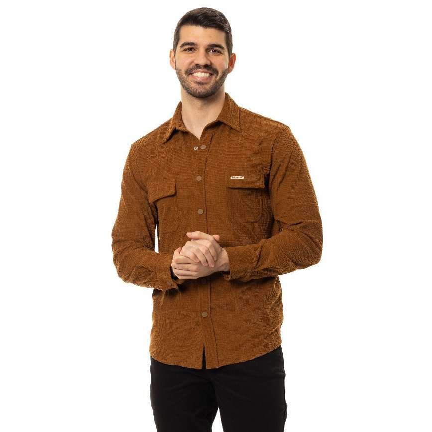 TEAMLTD Waffle Cord Button Up (Closeout)