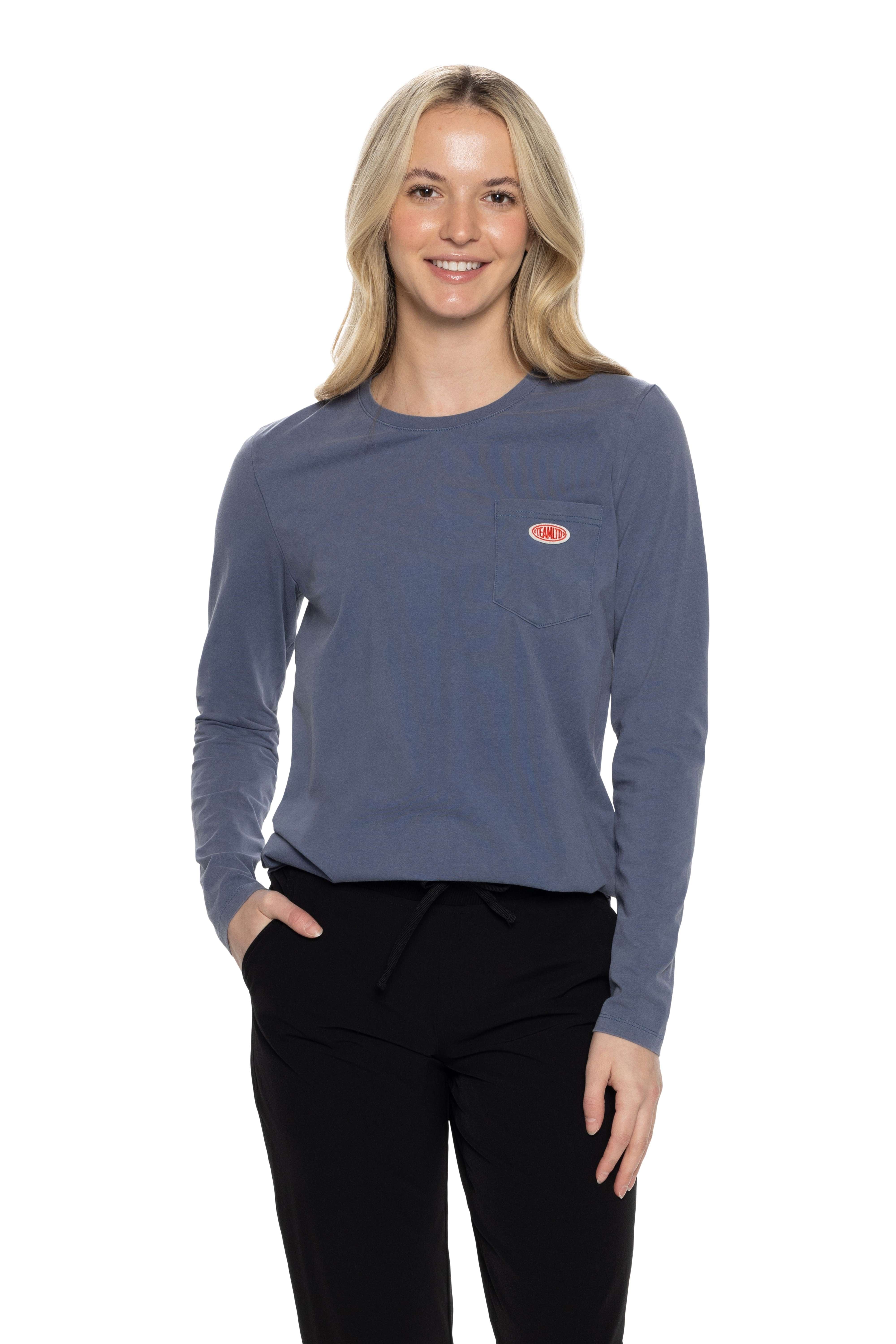 TEAMLTD Women&#39;s Patch Pocket Longsleeve Tee (Closeout)