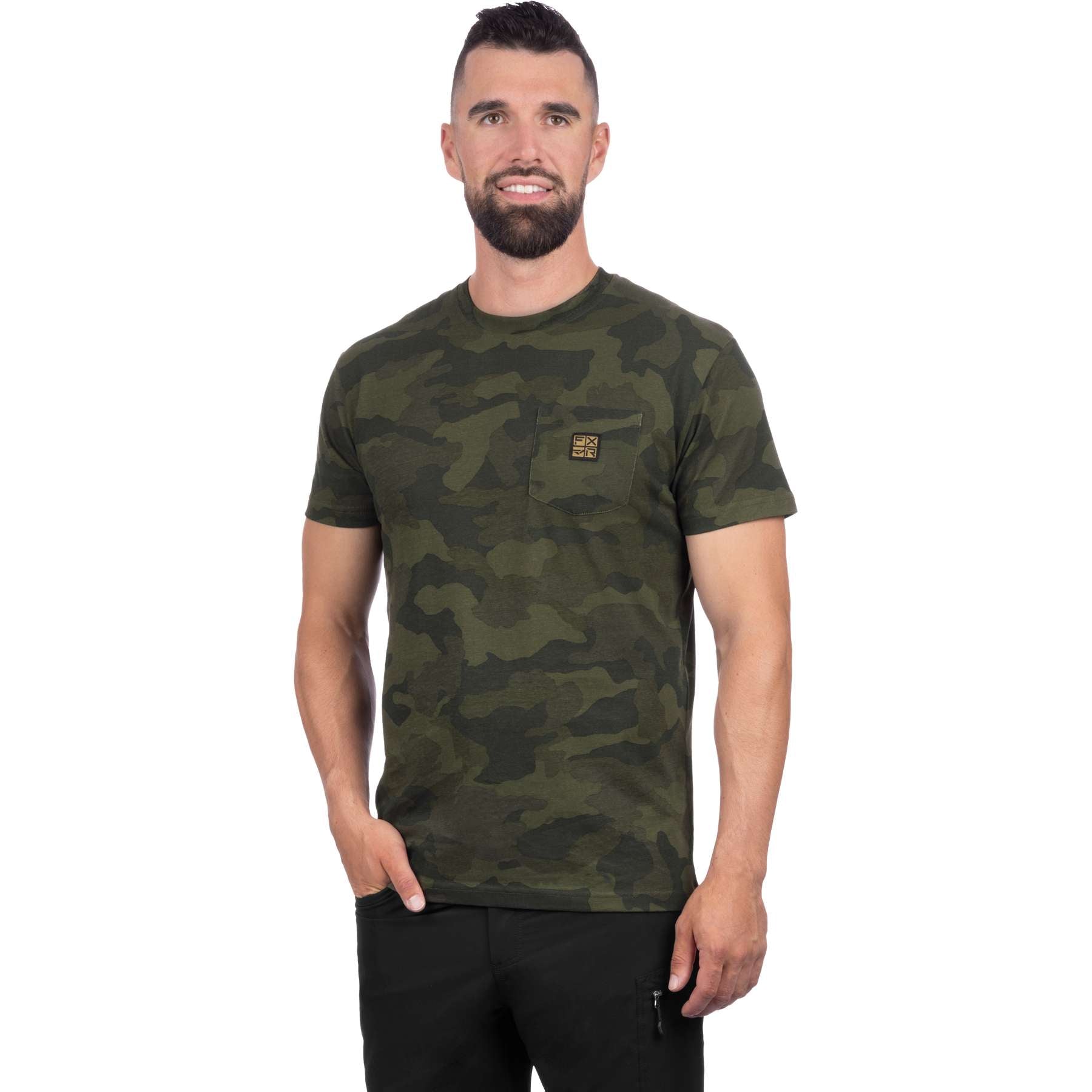 T-shirt de travail FXR de qualité supérieure avec poche