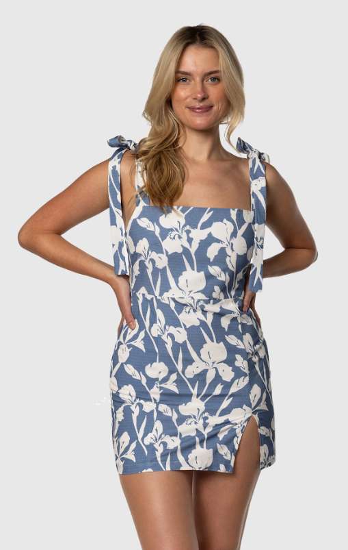 TEAMLTD Women&#39;s Shoulder Tie Dress