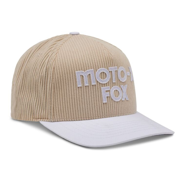 Casquette Fox Racing Moto-X en velours côtelé pour femme