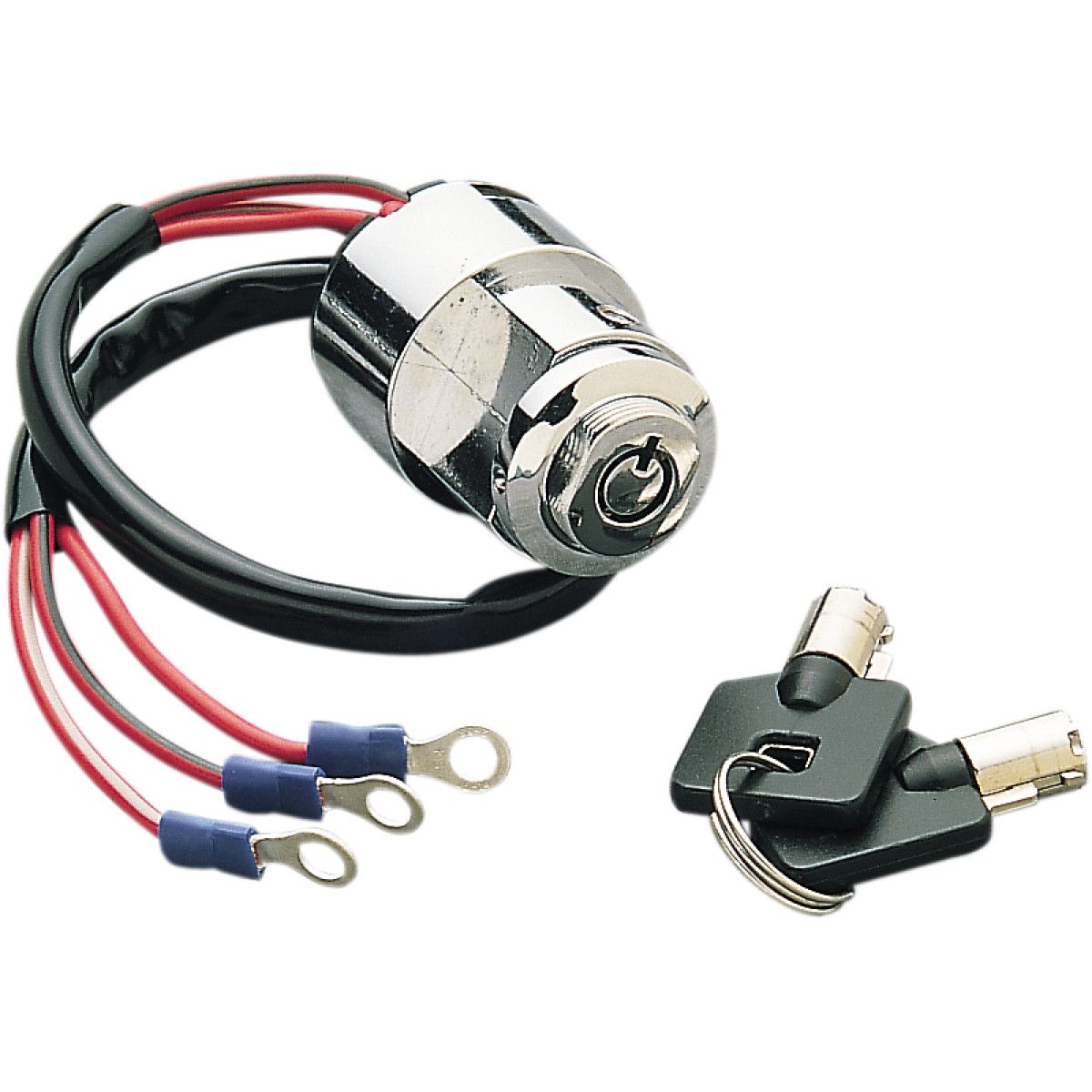 Drag Specialties Custom Round Key Ignition Switch