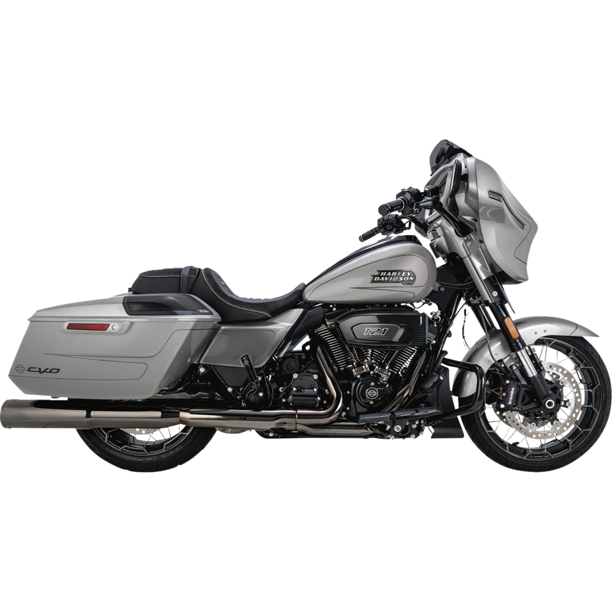 Échappement Slip-On Hi-Output de 4,5 pouces de Vance &amp;amp; Hines pour Harley Davidson
