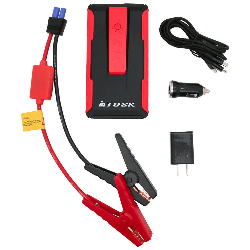 Tusk Mini Portable Power &amp; Jump Starter, 9000mAh