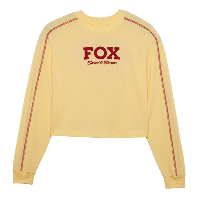 Fox Racing Women's Speed &amp; Service Longsleeve Crop Tee