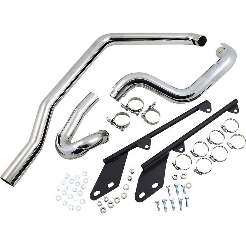 Bassani Power Curve True Dual Crossover Header Pipes