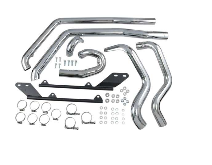 Bassani Power Curve True Dual Crossover Header Pipes