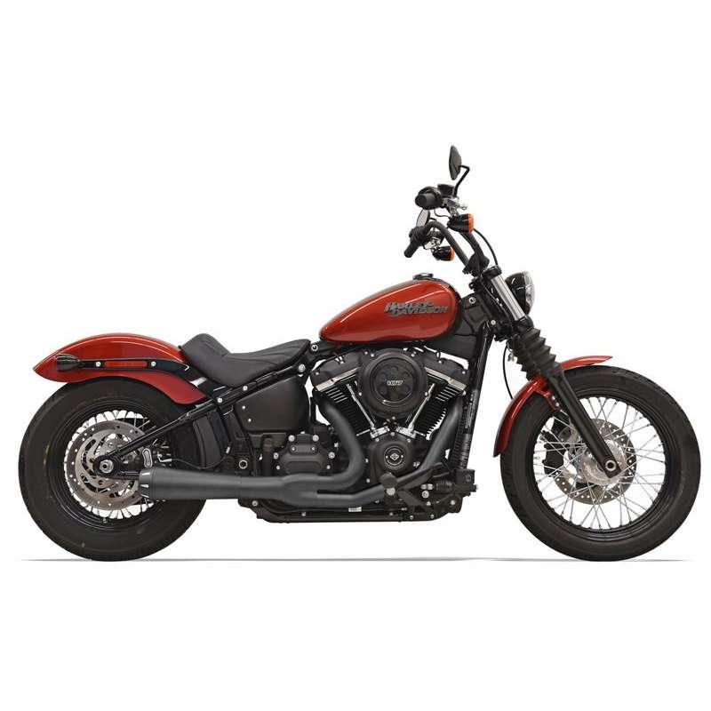 Bassani Road Rage 2-Into-1 Exhaust for Harley Davidson