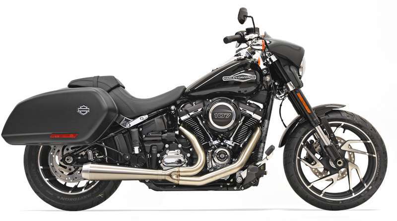 Bassani Road Rage III Megaphone, Stainless Steel 2-Into-1 Systems