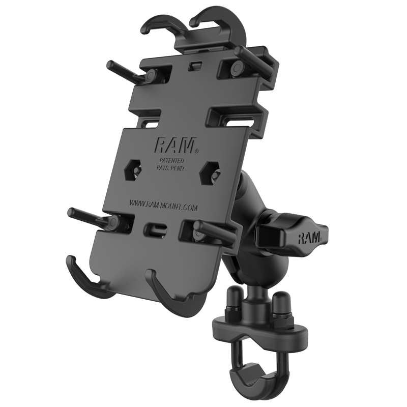 RAM Quick-Grip Phone Mount with Handlebar U-Bolt Base