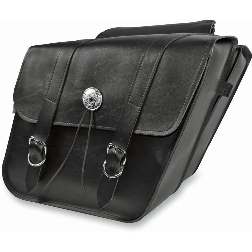 Willie &amp; Max Deluxe Slant Motorcycle Saddlebags