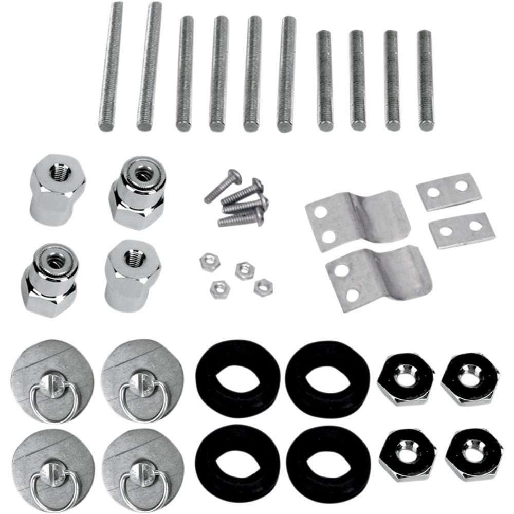 Saddlemen S4 Quick-Disconnect Motorcycle Saddlebag Docking Post &amp; Fastener Kit