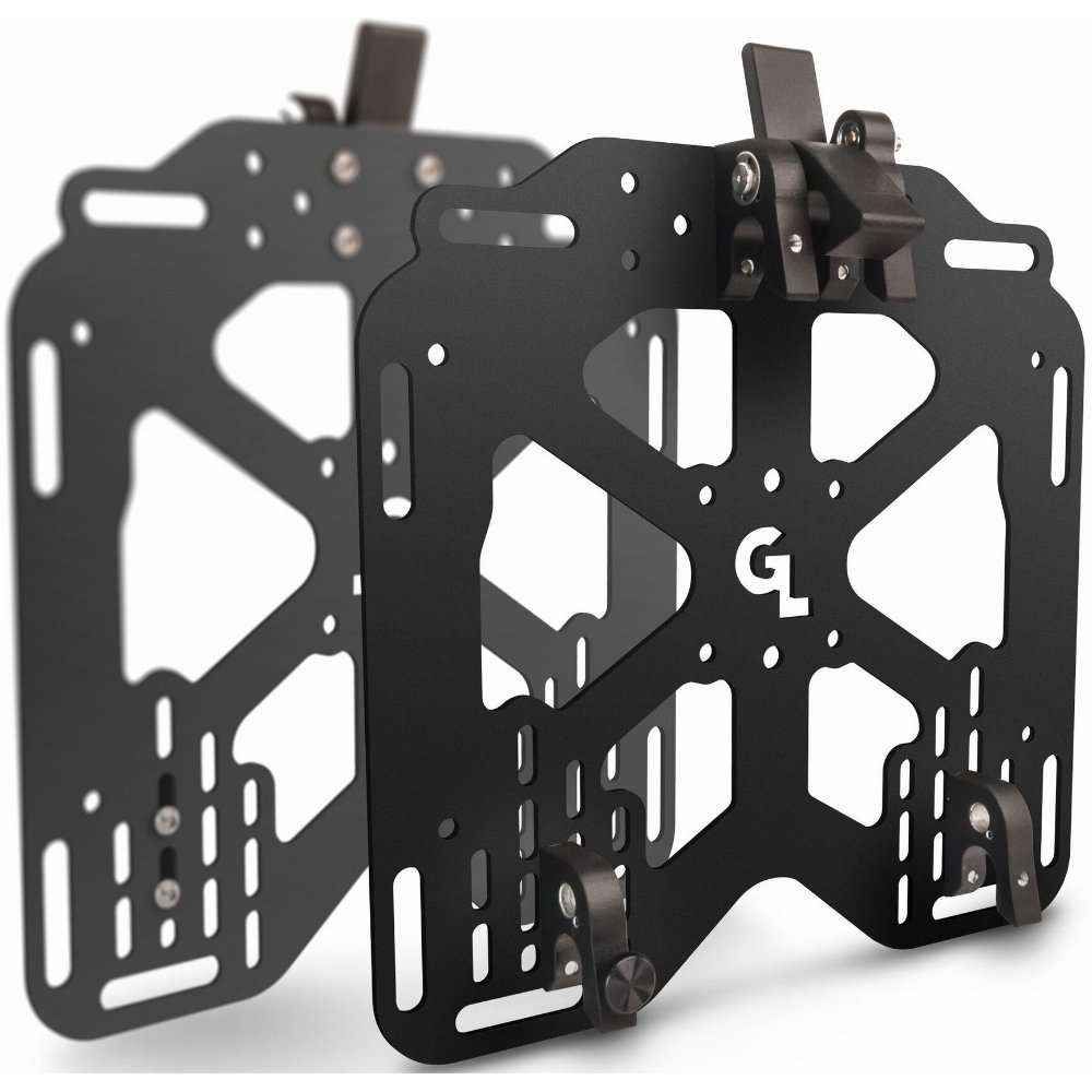 Supports de sacoches de moto Giant Loop pour porte-bagages à tubes ronds de 16 à 18 mm