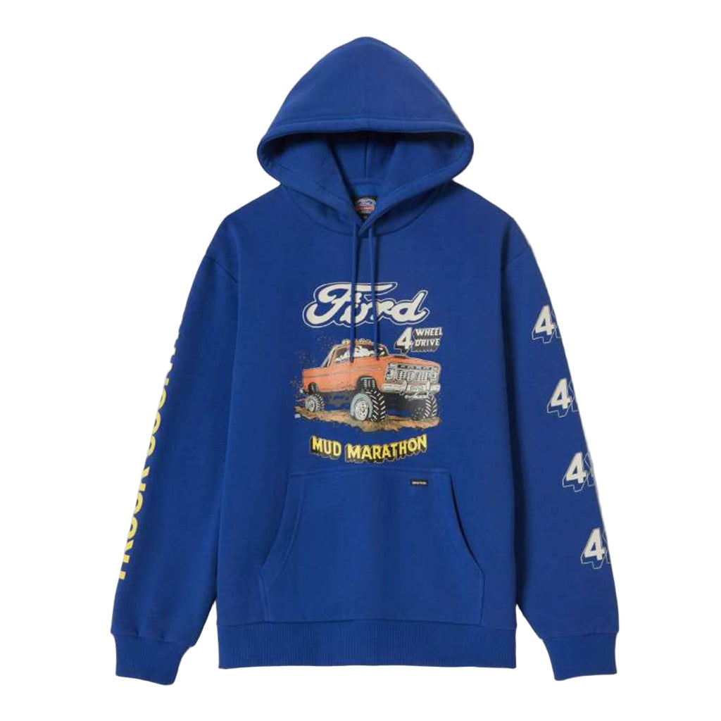 Sweat à capuche polaire Brixton Ford Mud Mara
