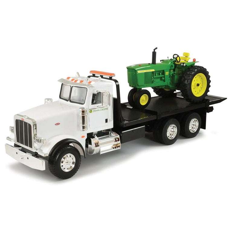 Plateforme ERTL John Deere Peterbilt avec tracteur 4020