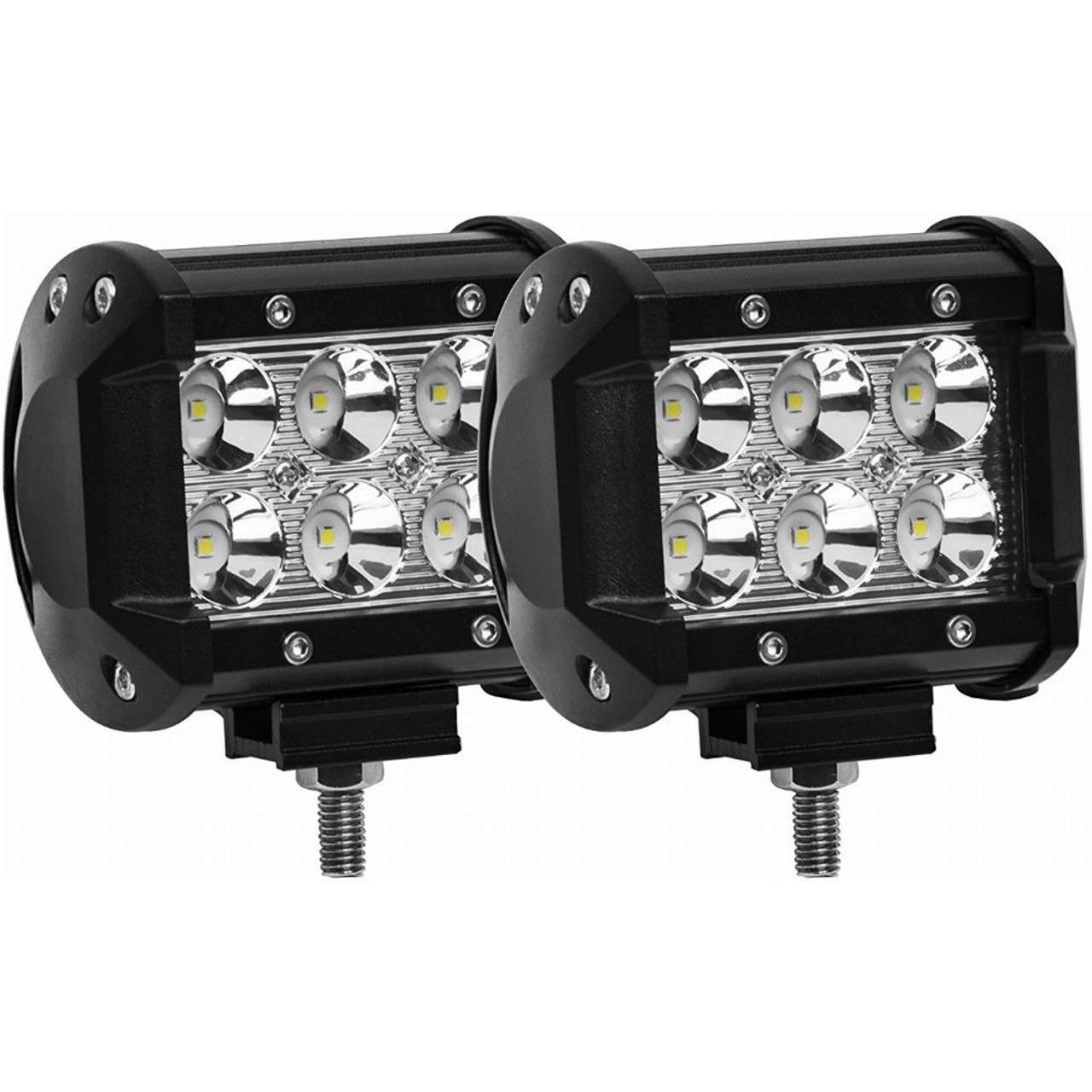 Wolftech LED Light Cubes with Mount, 4&quot; (Pair)